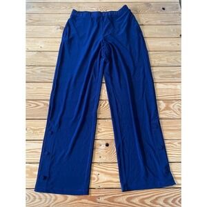 NEW Dennis Basso Button Knit Straight Leg Pants Size XS Women’s Navy